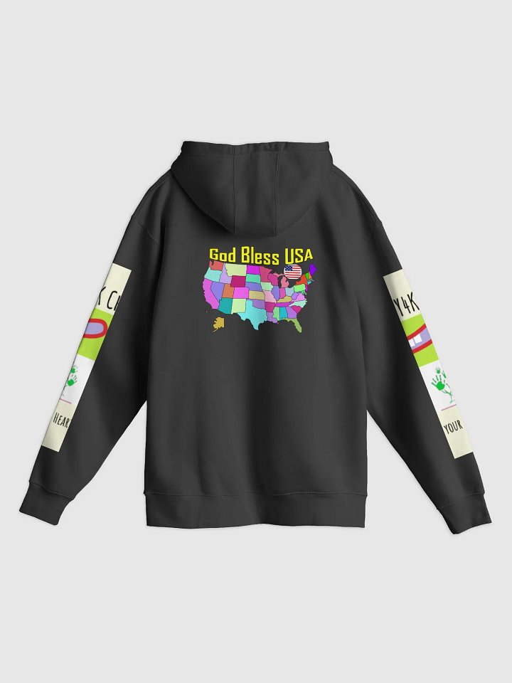 Playful Square Design Unisex Hoodie product image (2)