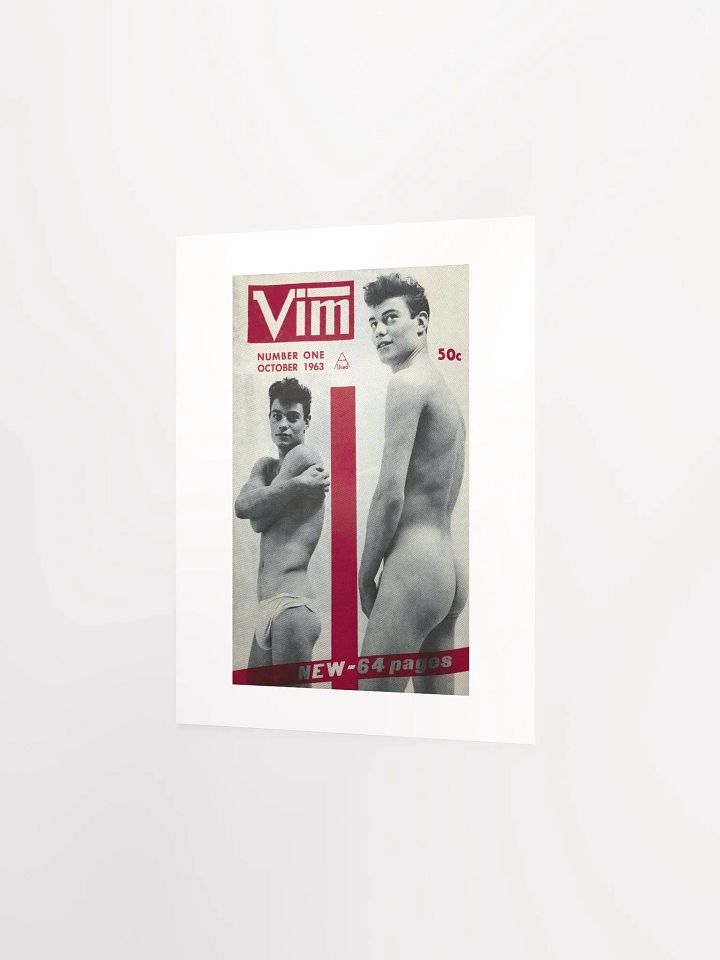 VIM Magazine Cover (Number One - October 1963) - Print product image (2)