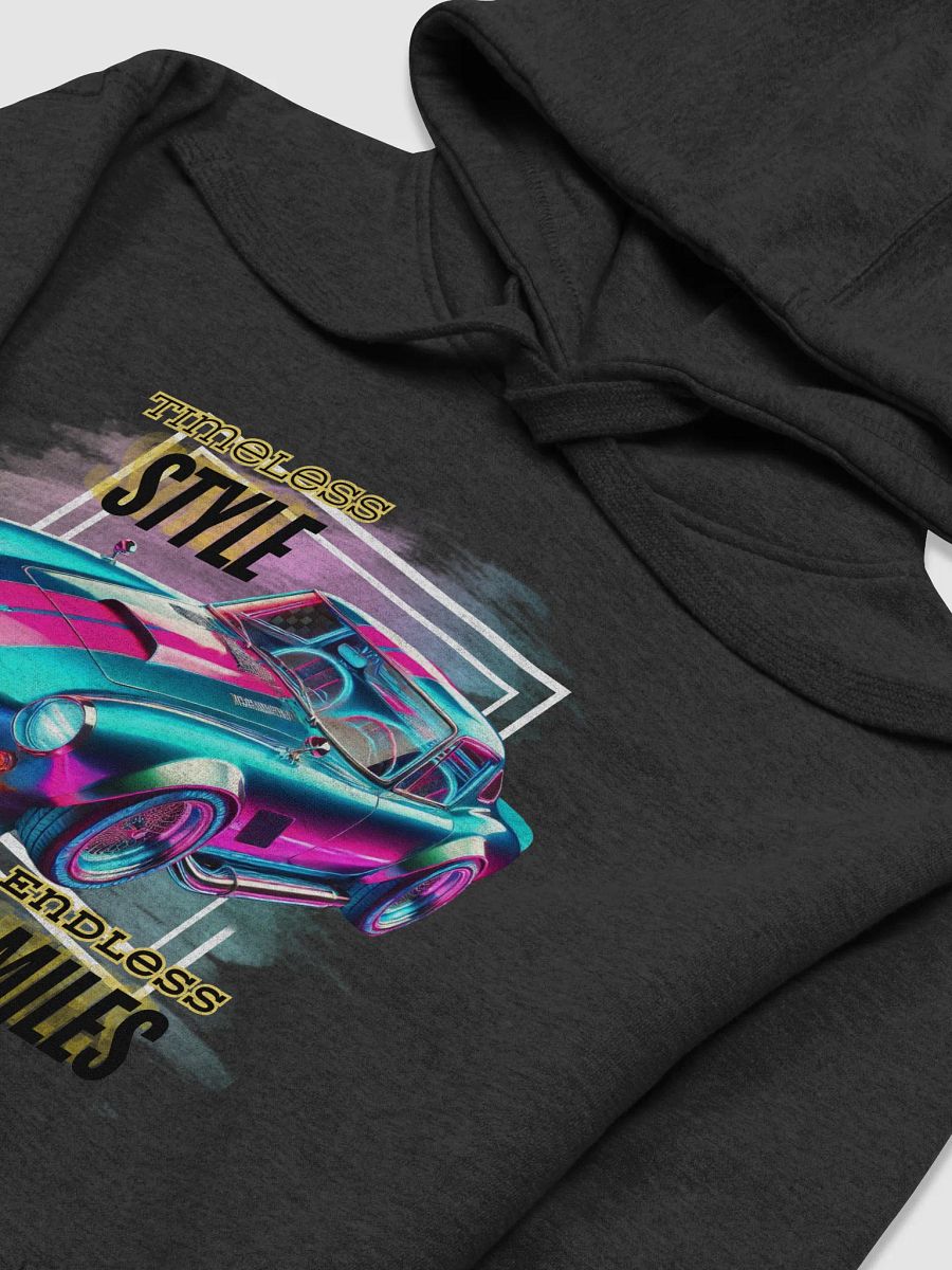 Timeless Style Endless Miles Unisex Pullover For Him or Her Classic Car Style Streetwear Hoodie product image (3)