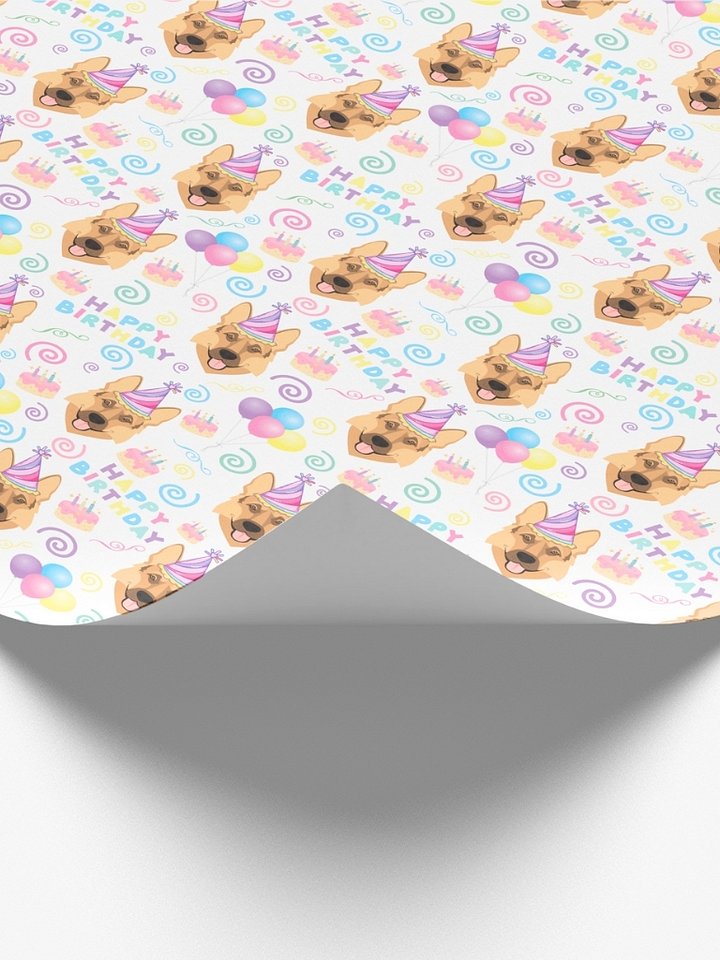 German Shepherd Birthday Wrapping Paper product image (2)