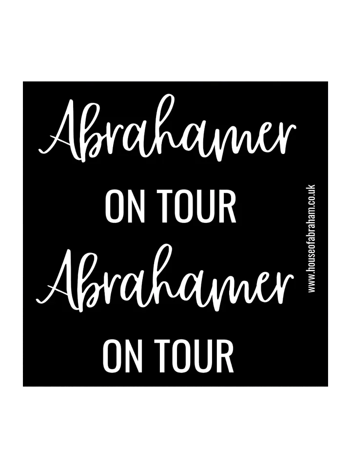 Abrahamer On Tour Black - Sticker product image (2)