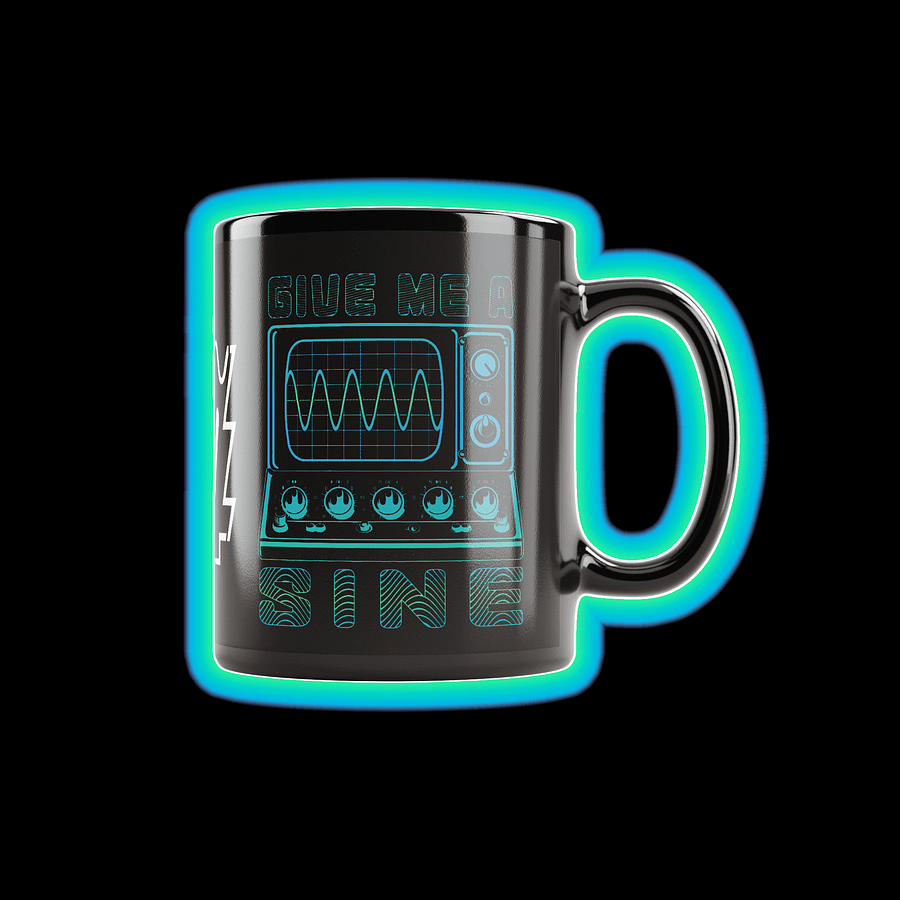 Give Me A Sine - Modular Synthesizer Waveform Mug product image (1)