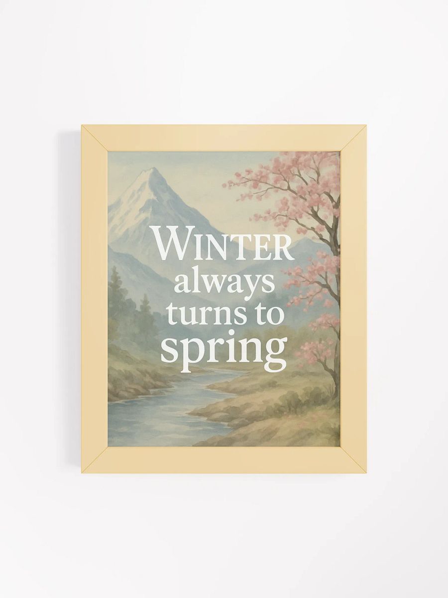 Framed Nichiren Buddhism Quote Poster for Daily Encouragement product image (42)