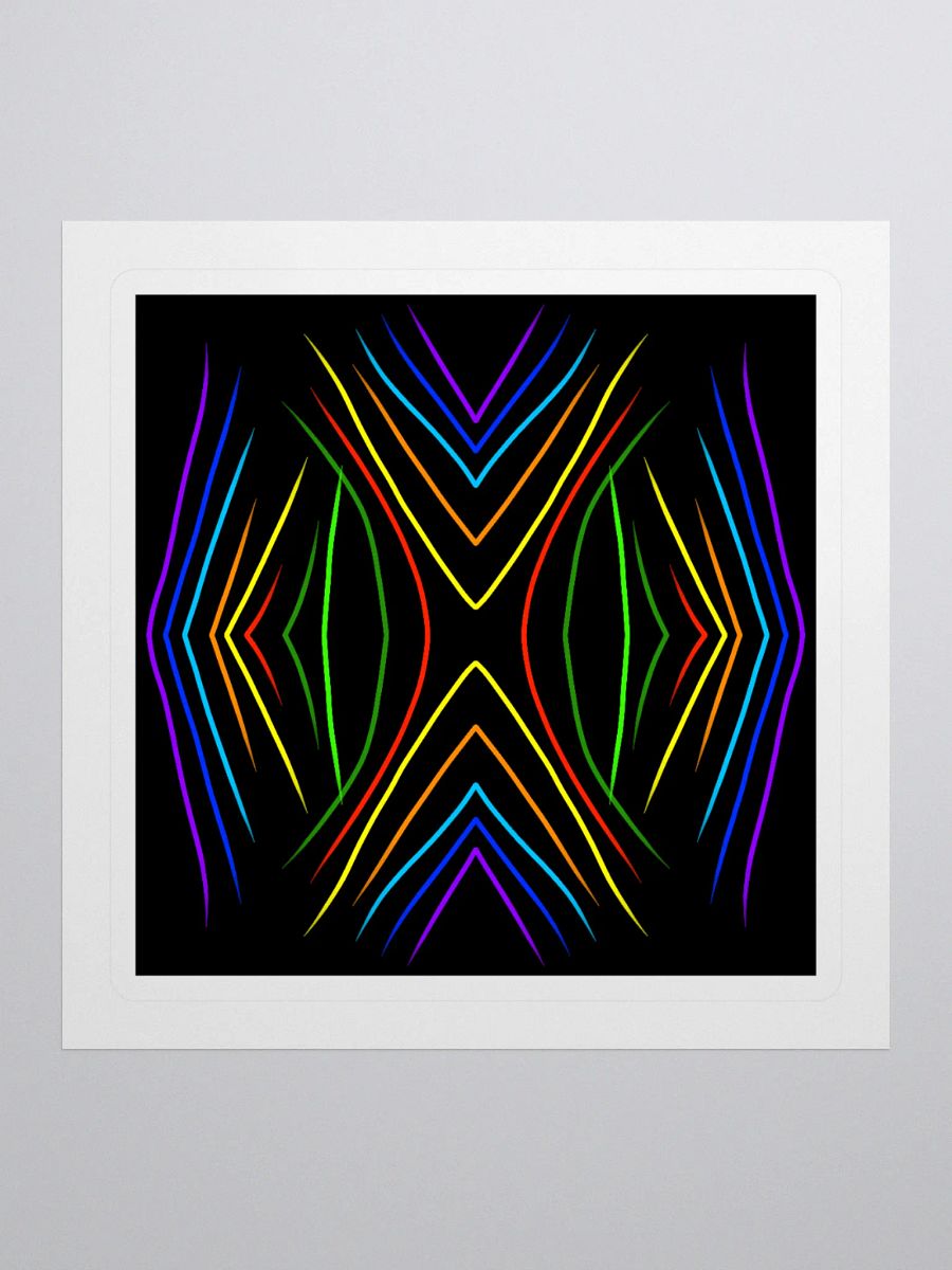 Vibrant Spectrum Kiss Cut Stickers product image (1)