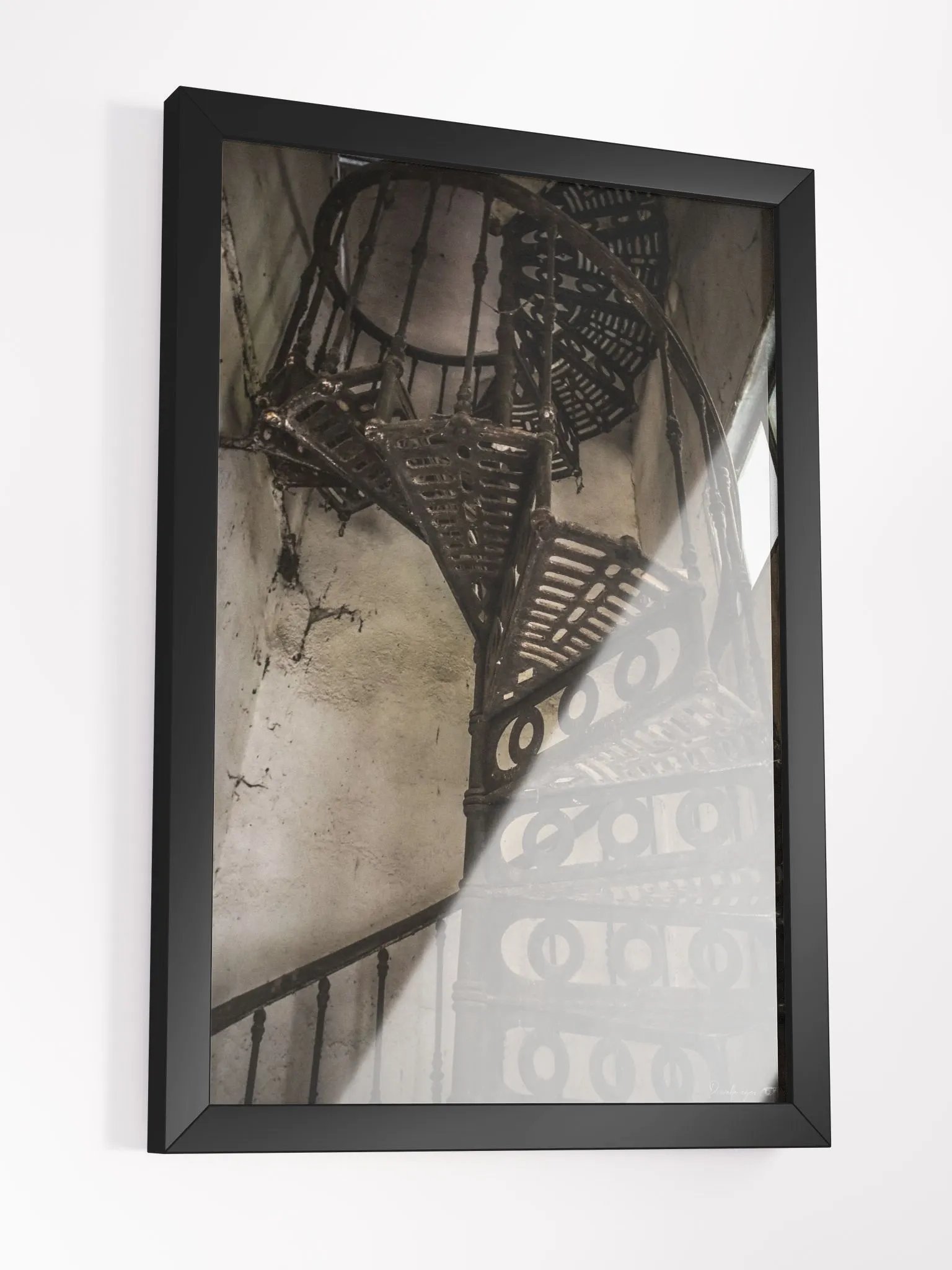 Print Fine Art - Forgotten Spiral Staircase - Abandoned Religious Institute product image (5)