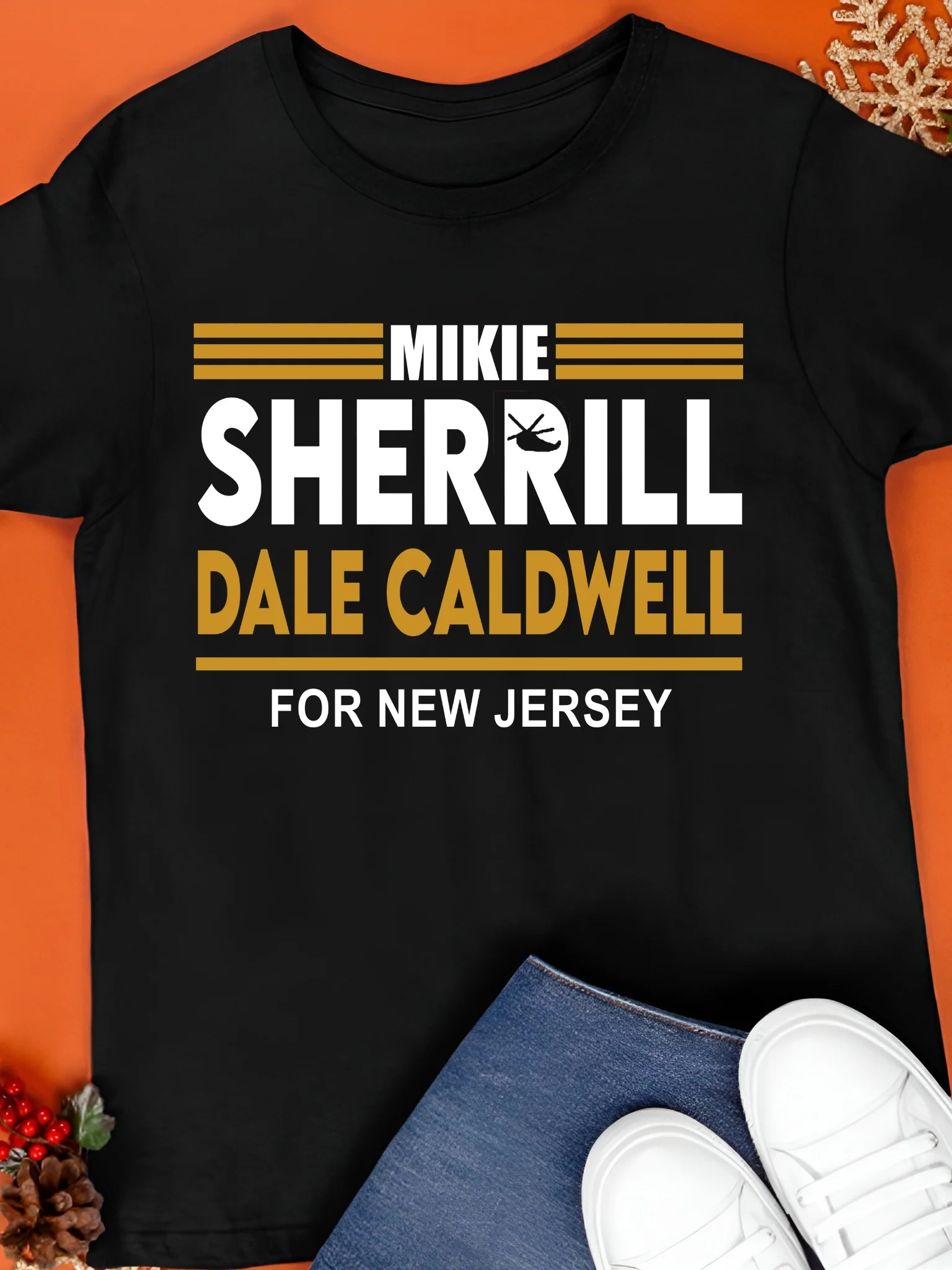 Mikie Sherrill Dale Caldwell For New Jersey Shirt product image (1)