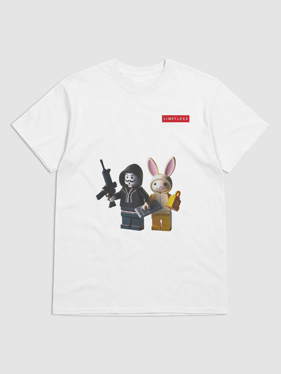 Geek T-Shirts: Kawaii Hacker Bunny & LEGO-Style Hacker with Gun product image (5)