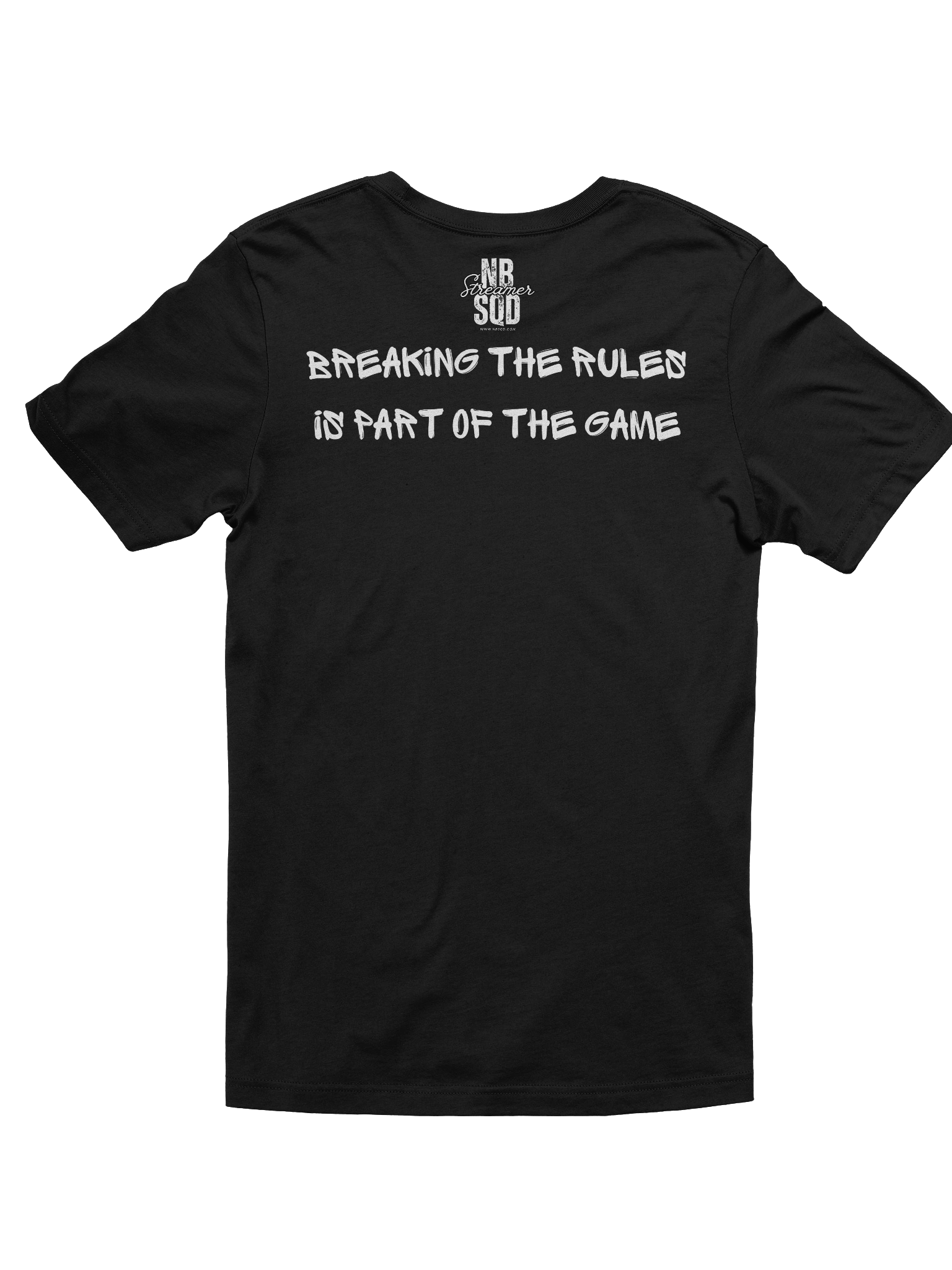 NBSQD Graffiti Ladies BLK T-Shirt - Break The Rules Its Part of The Game product image (2)