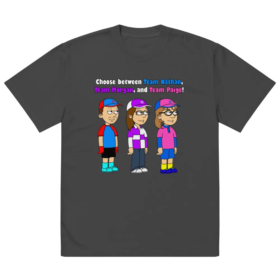 Choose between Team Nathan, Team Morgan, and Team Paige! shirt product image (3)