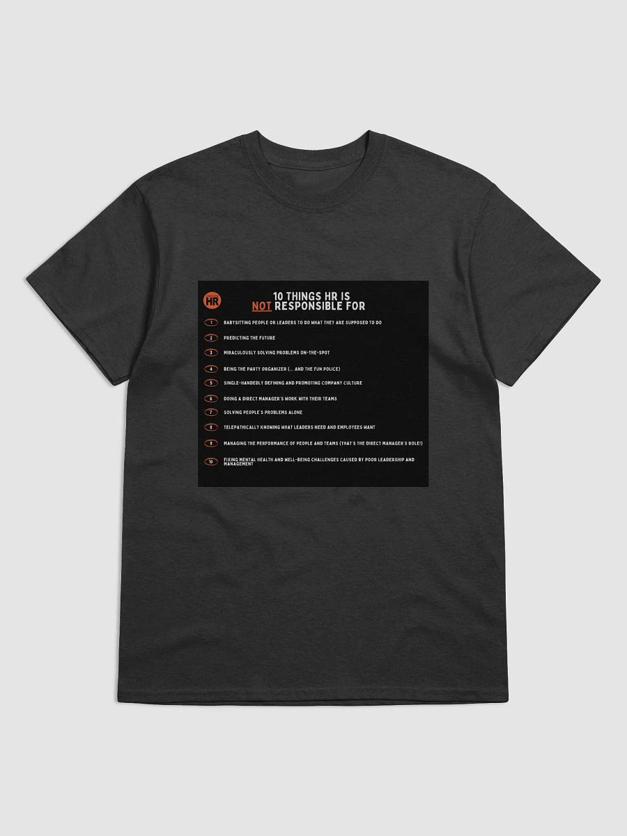HR Responsibilities Unisex T-Shirt product image (4)