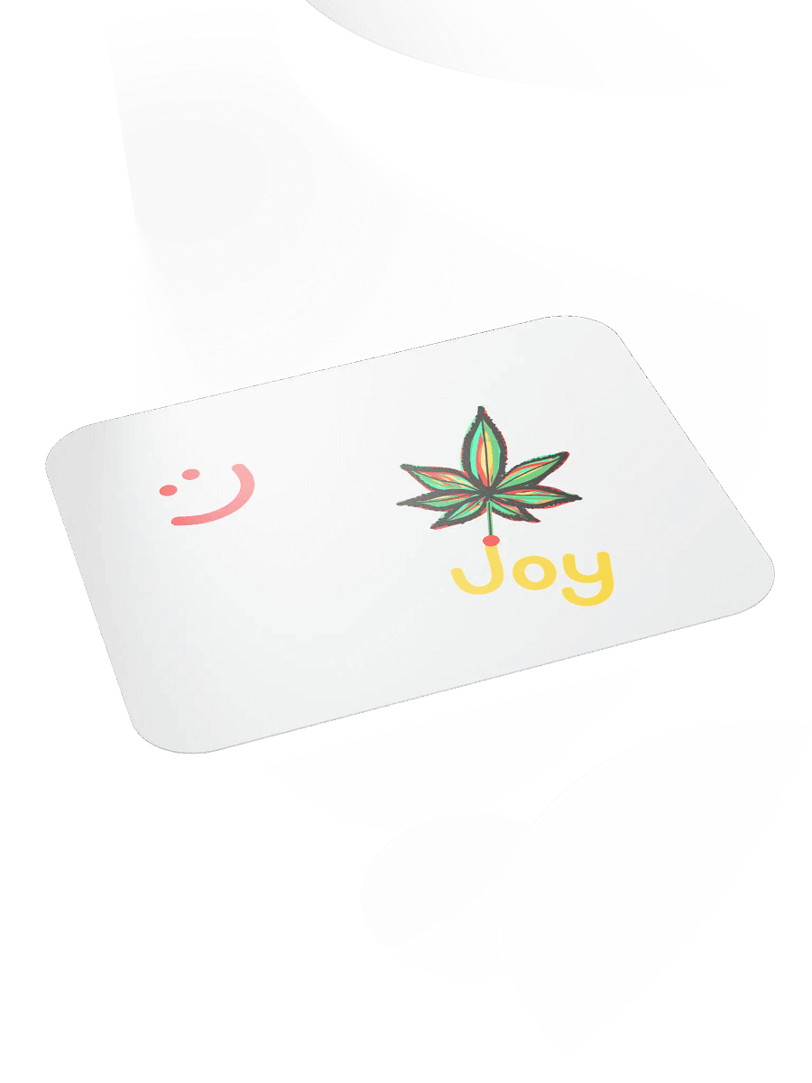 Joy Leaf White Mouse Pad product image (4)