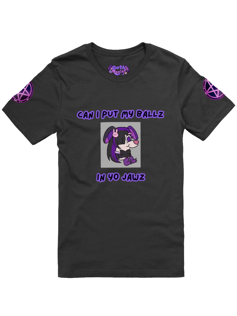 CAN I PUT MY BALLZ IN YO JAWZ (BLACK) product image (1)