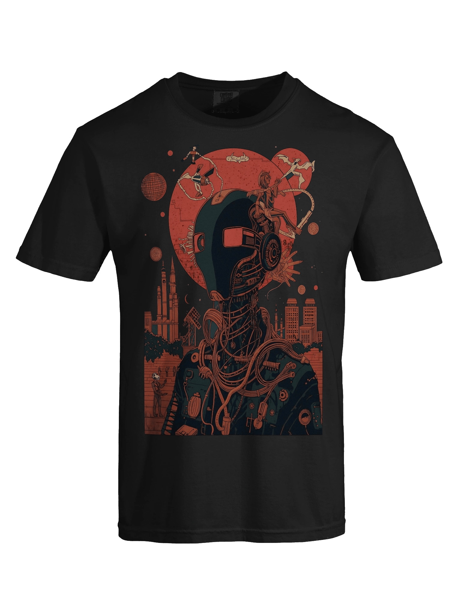 Cyber Wisdom Seeker Heavyweight T-Shirt product image (6)