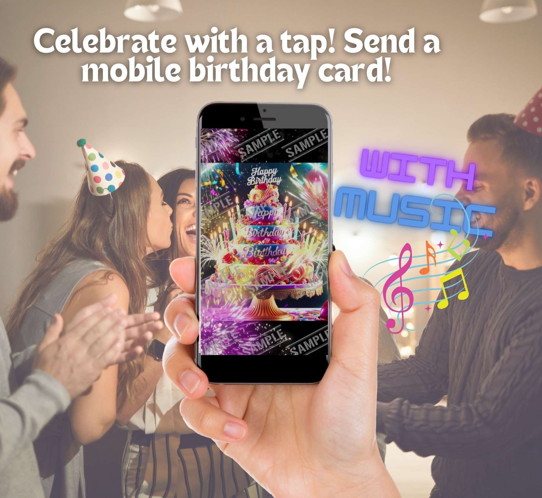 Let the celebrations begin e-card [Instant Download] product image (2)