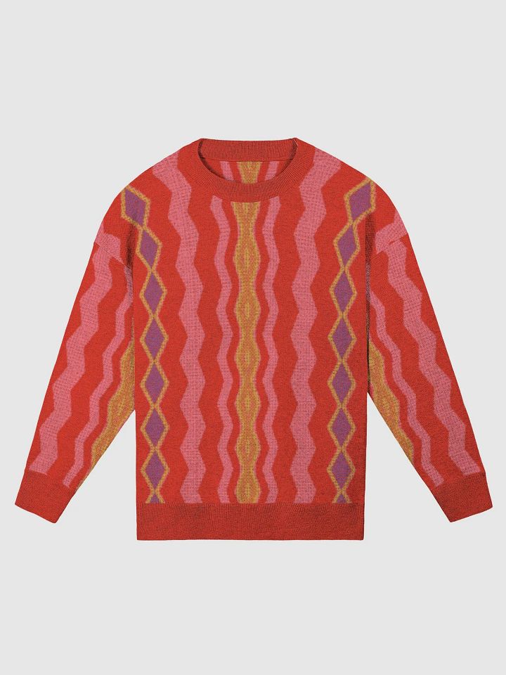 Cozy Jacquard Crewneck Sweater product image (1)