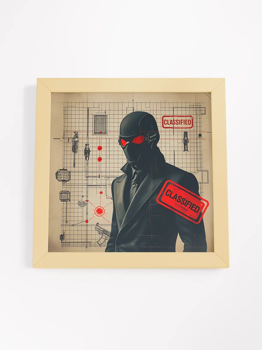 Classified Blueprint Secrets Framed Poster product image (4)