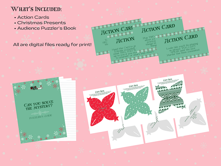 A Merry Murder Mystery - A Christmas Holiday Themed Murder Mystery - Extracurriculars Add-On product image (2)
