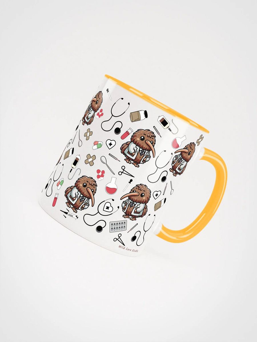 Cute Medical Coat Kiwi Ceramic Mug product image (4)