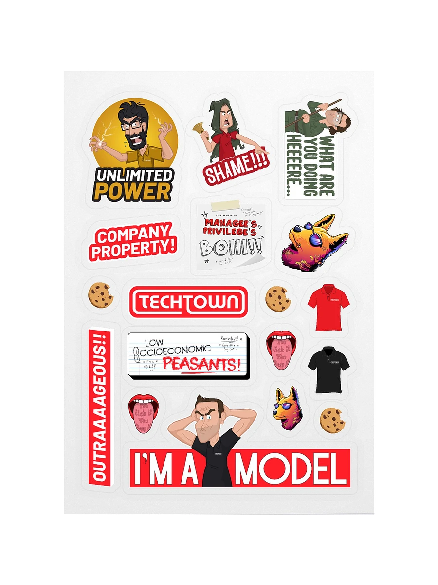 TechTown Sticker Sheet product image (1)