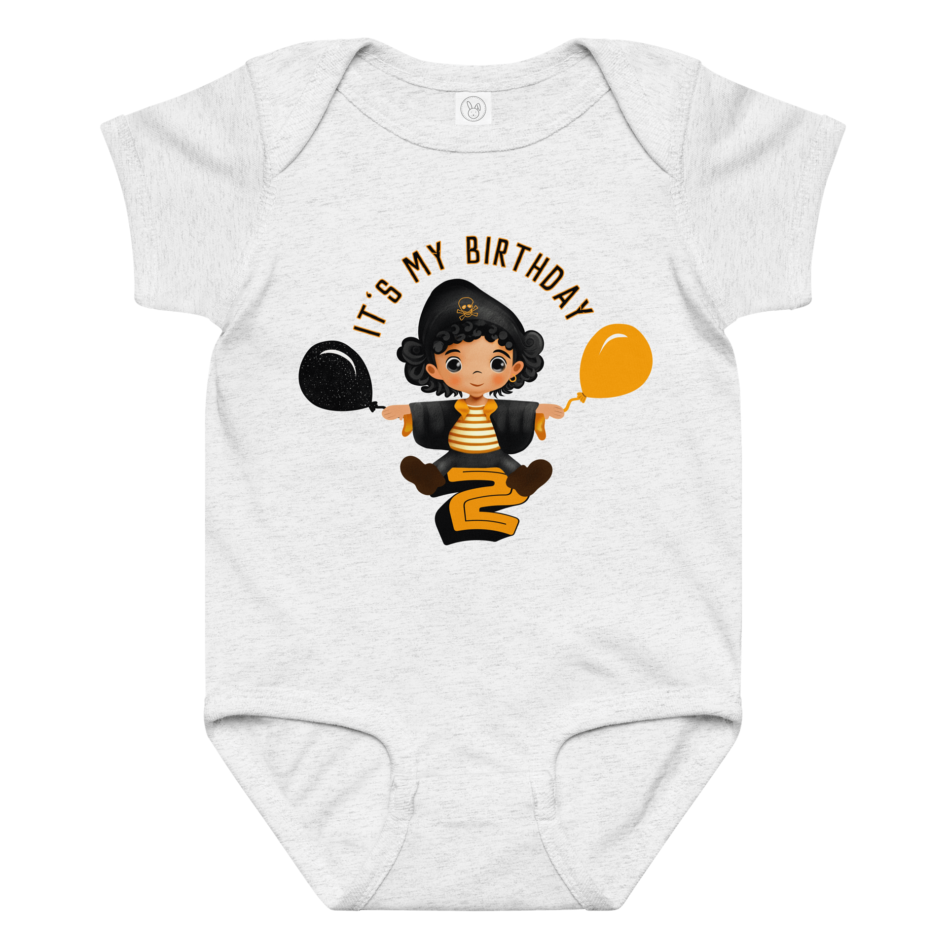 Pirate Birthday Baby Jersey Bodysuit product image (6)