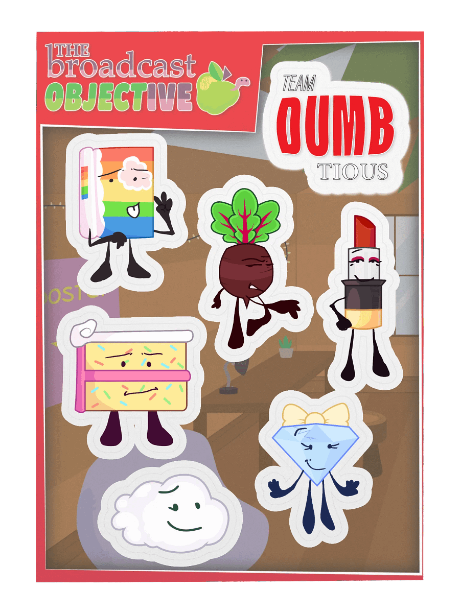 Team Dumbtious Stickers product image (3)