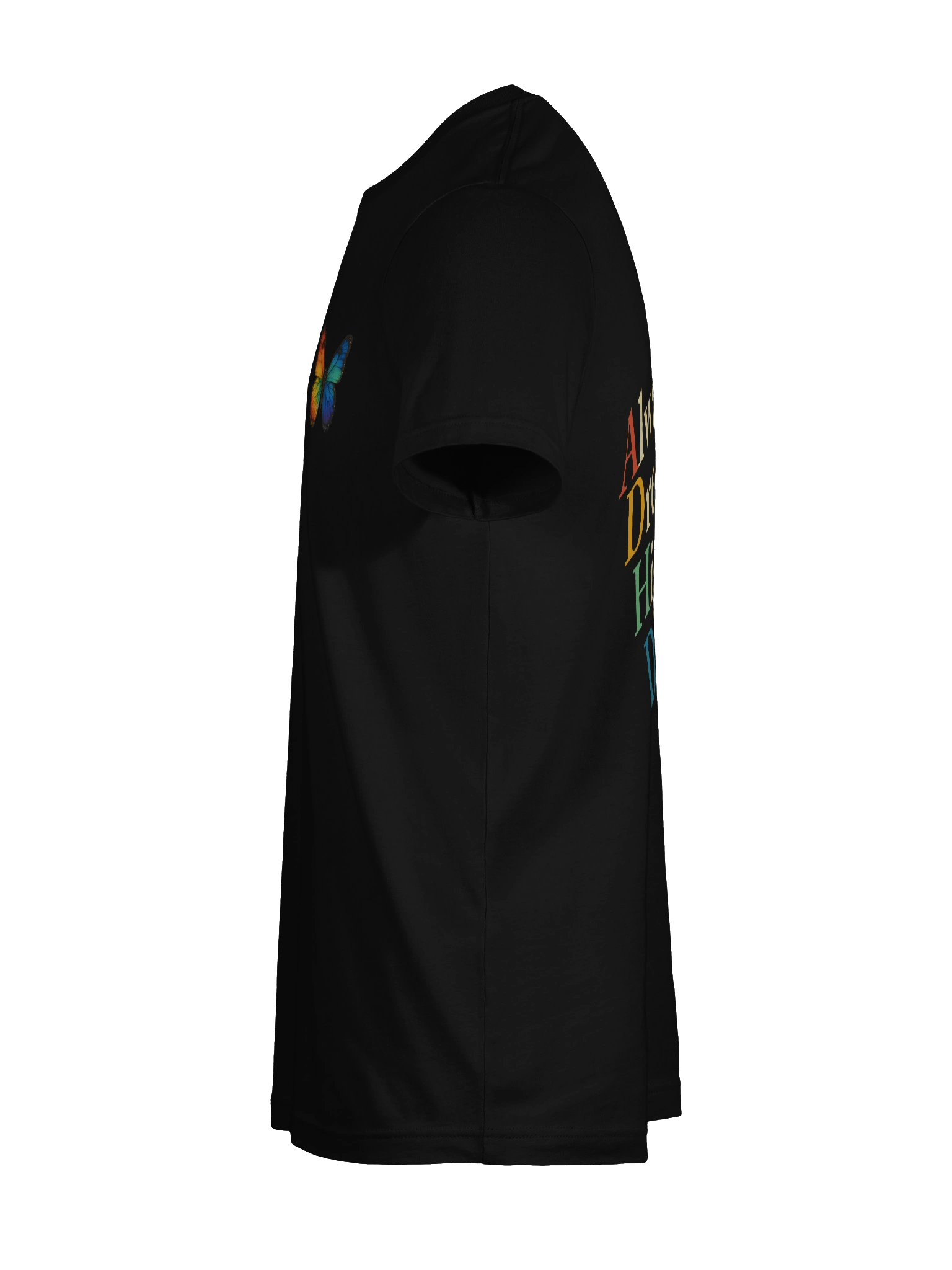 Always Dream Higher, Daily Vibrant Butterfly T-Shirt product image (11)