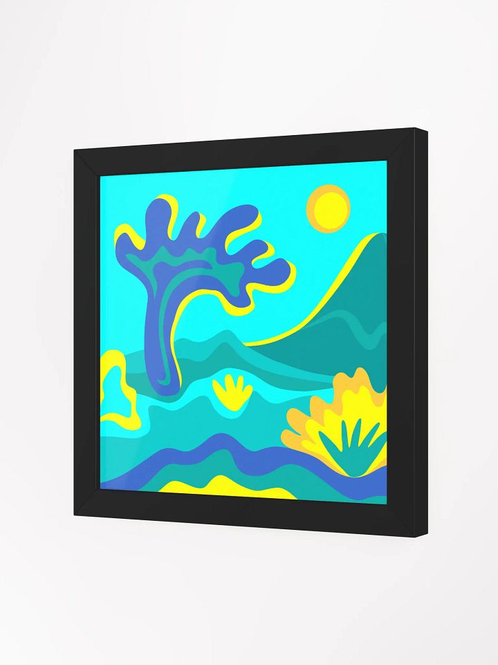 Ethereal Horizon Framed Art Print - Abstract Landscape No. 8 product image (26)