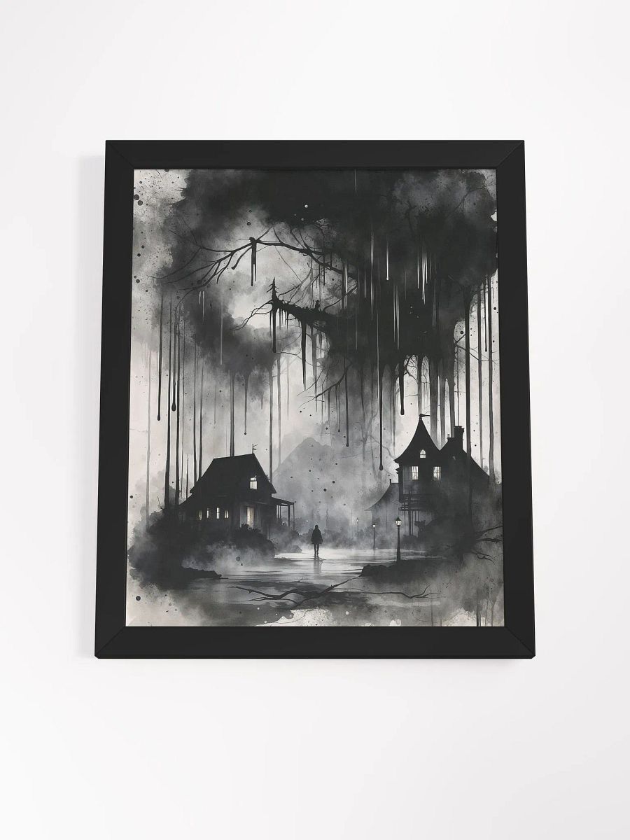 Dripping Darkness Framed Print product image (21)