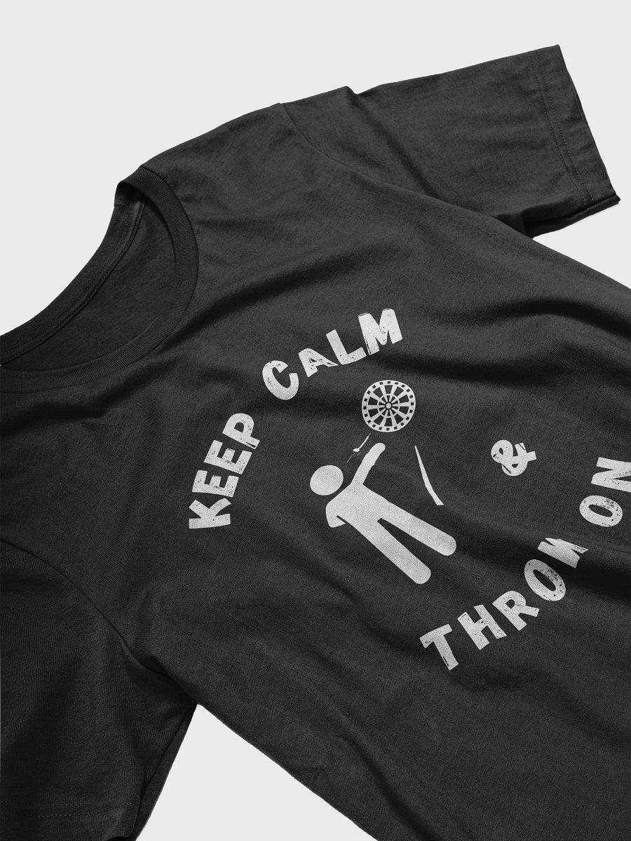 Dart FanTee - Keep Calm & Throw On, PDC World Darts Championship 2025, Casual Gift, Fun Retro Style product image (63)