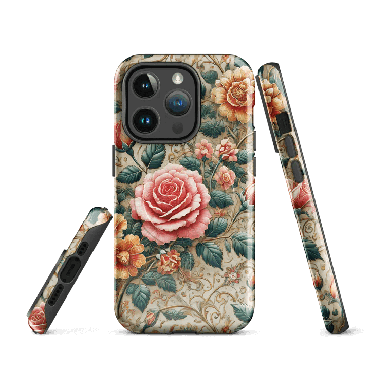 Vintage Rose Garden MagSafe® iPhone® Tough Case - Painting Artwork fit for iPhone 16 15 14 Pro Max product image (3)