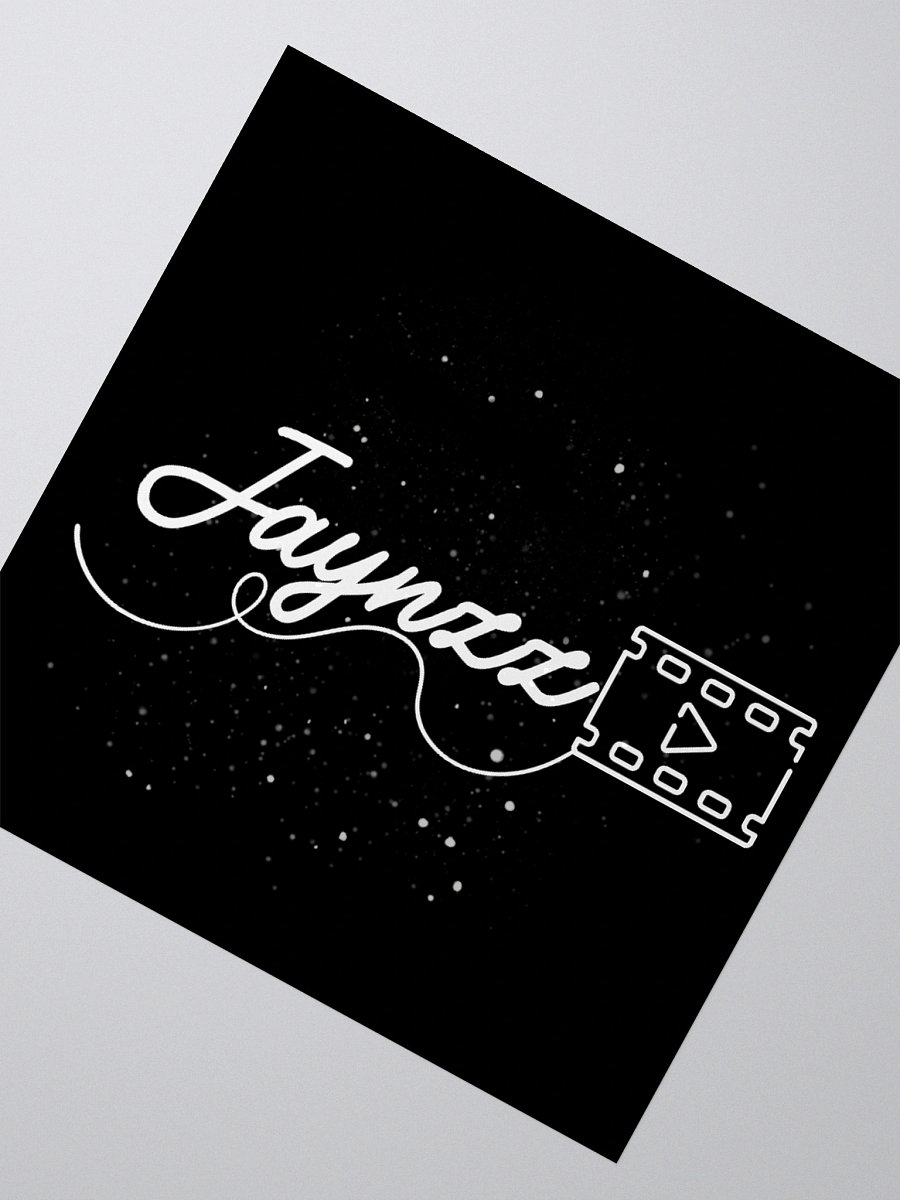 Cinematic Script Kiss Cut Sticker product image (2)