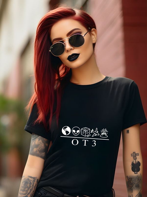 OT3 - The Story Of Xenu T-Shirt (White text) product image (1)