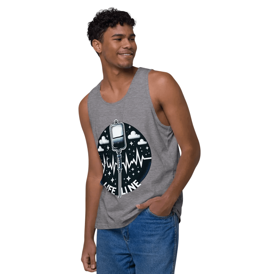 Lifeline EKG Men's Tank Top product image (67)