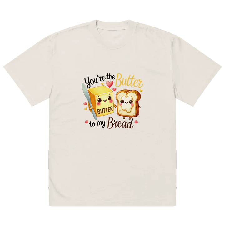 Butter to my Bread - Word Pun Oversized Tee product image (2)