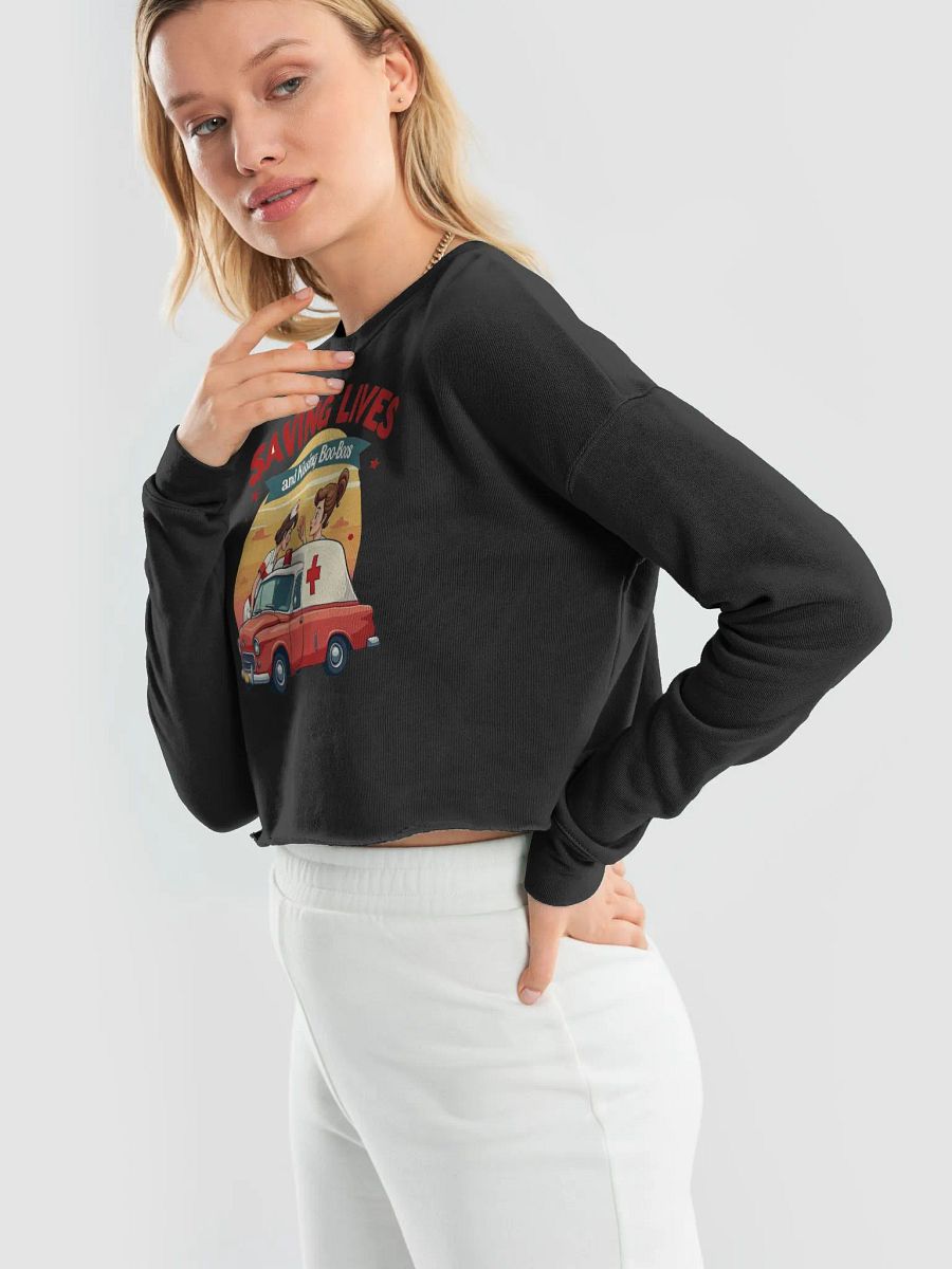 Retro Nurse Ambulance Fleece Sweatshirt product image (29)