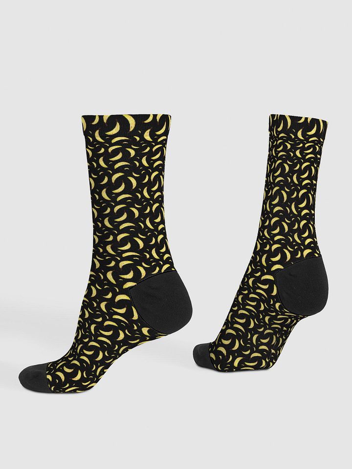Black Banana pattern eco socks product image (2)