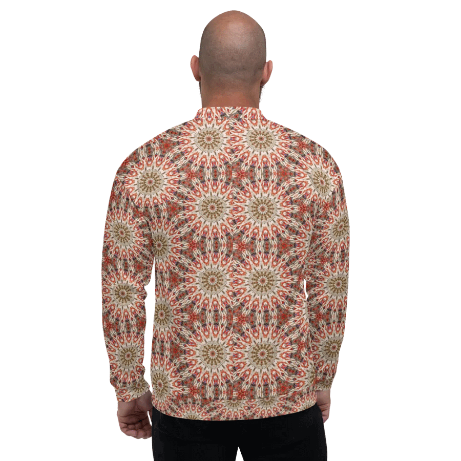 Abstract Suns Pattern Unisex All Over Print Bomber Jacket product image (3)
