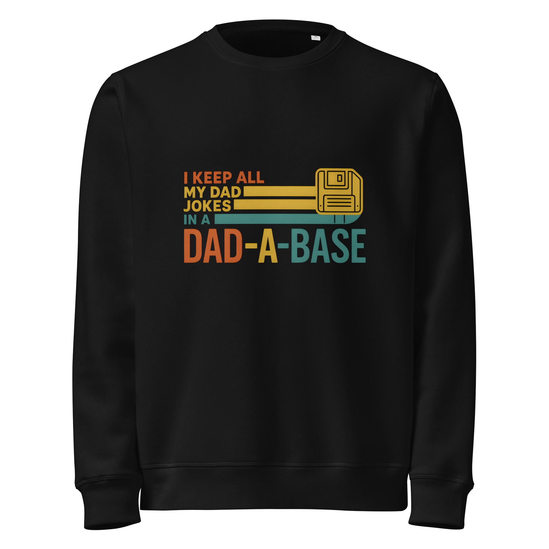 Dad-A-Base Sweater | Funny Programmer Dad Sweatshirt | Retro Tech-Inspired Father’s Day Gift product image (1)