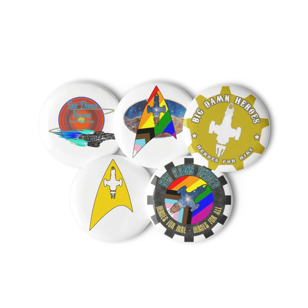 Galactic Heroes Pin Button Set product image (6)