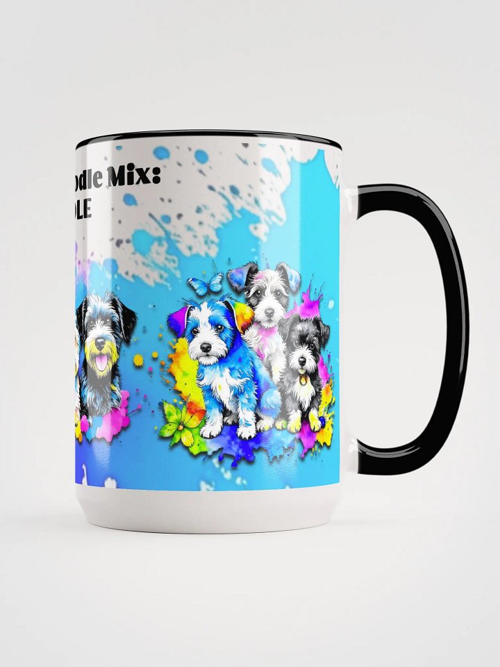Rainbow Schnoodle Mug, 15 oz. product image (1)