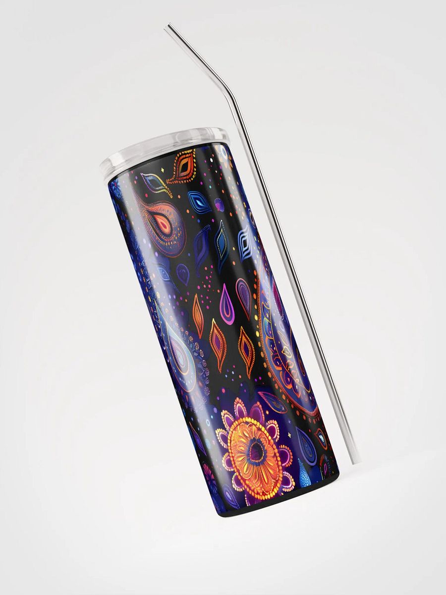 Vibrant Paisley Stainless Steel Tumbler product image (6)