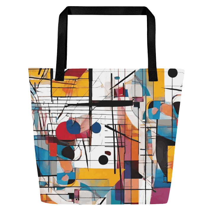 kadinsky inspired large tote bag product image (2)