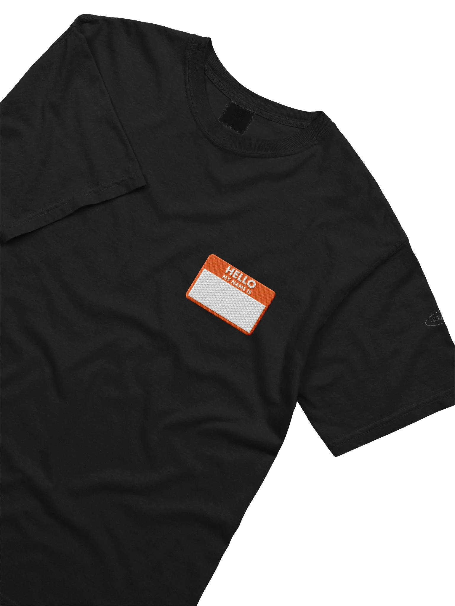 Name Tag Tee: Orange Block product image (5)