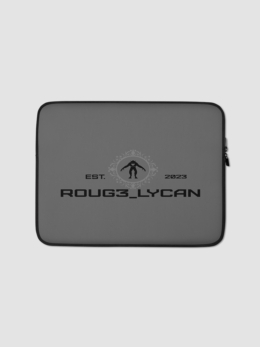 [roug3_lycan] Laptop Sleeve Charcoal product image (1)