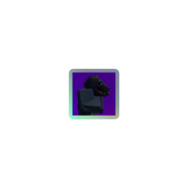 Official HippoBlox Holographic Sticker product image (2)