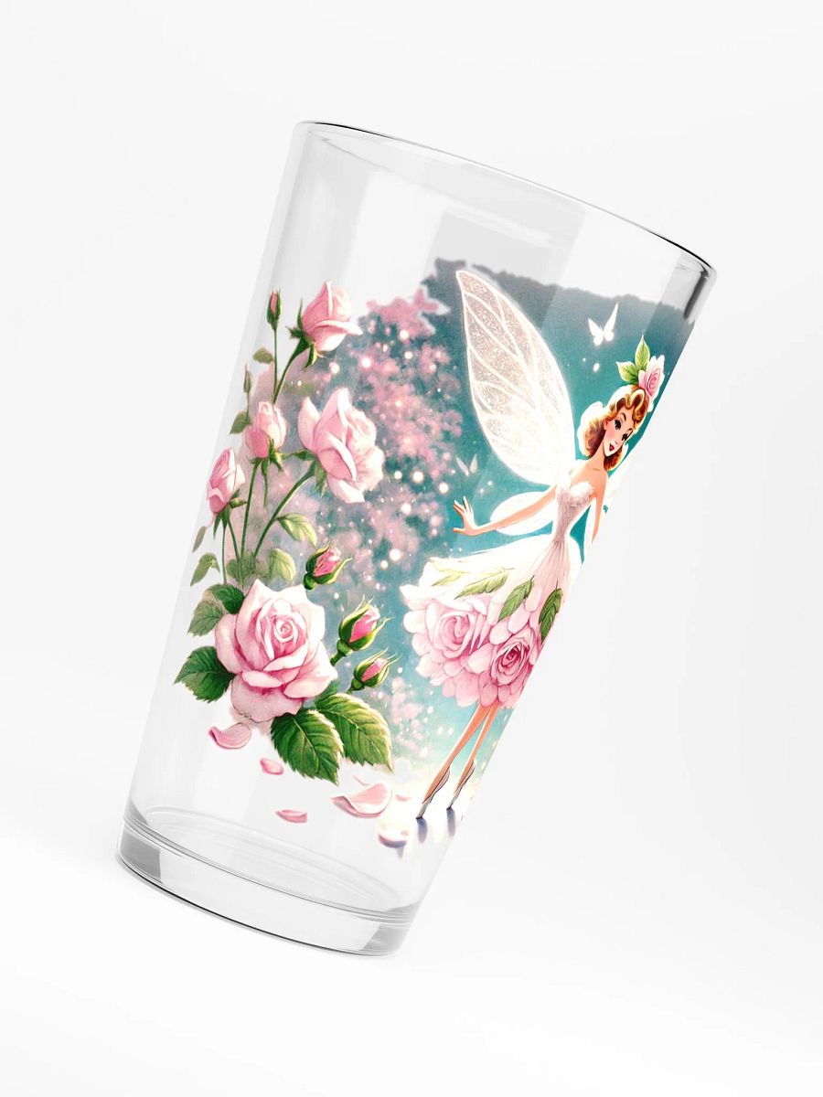 Rose Fairy 16 oz Drinking Glass - Enchanting Glassware product image (6)