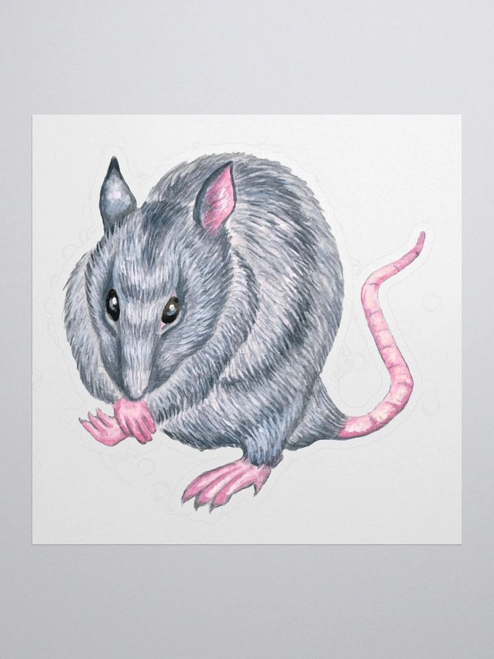 blue rat sticker product image (2)