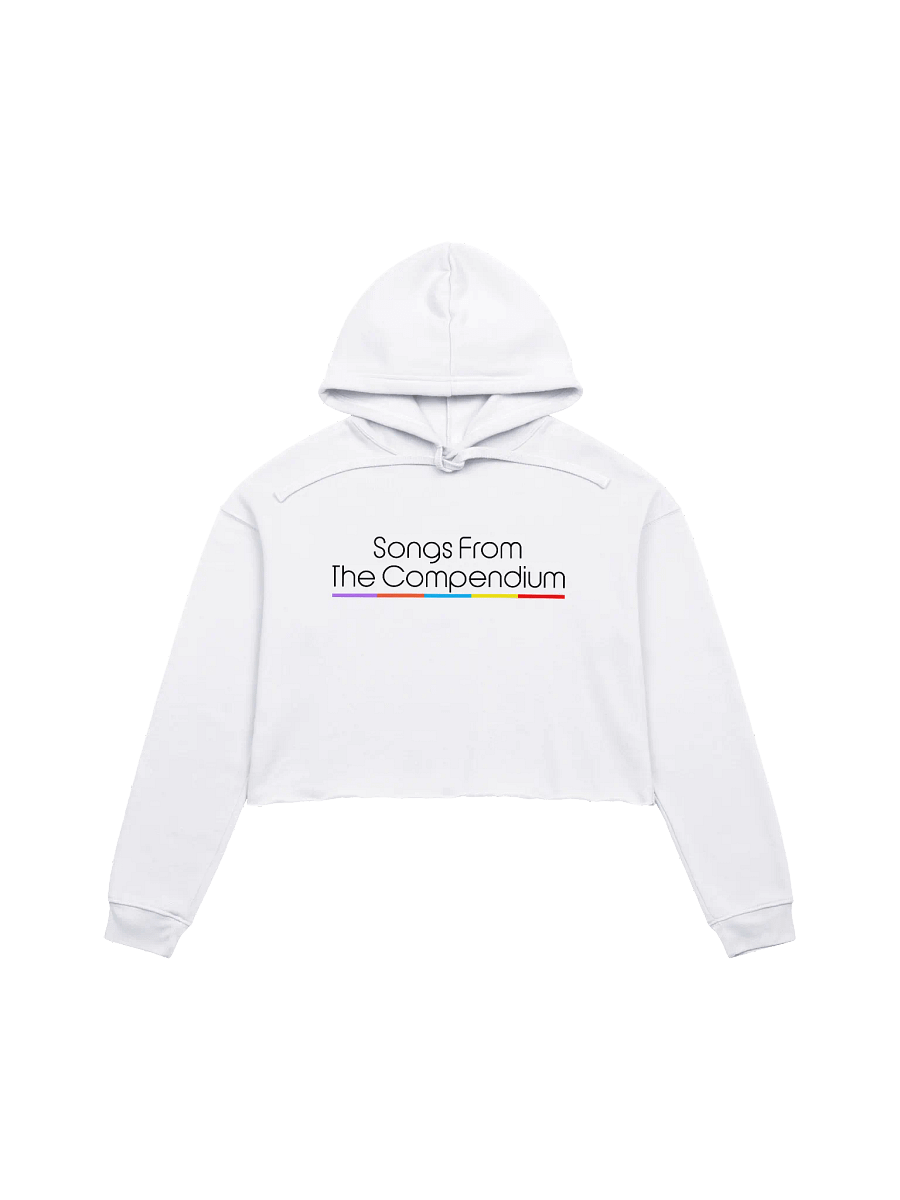 "Songs From The Compendium" Crop Hoodie product image (1)