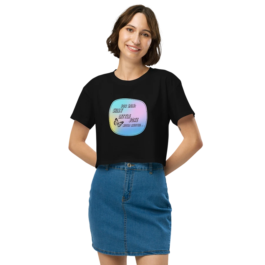 Silly Little Joke Crop Top T-shirt product image (3)