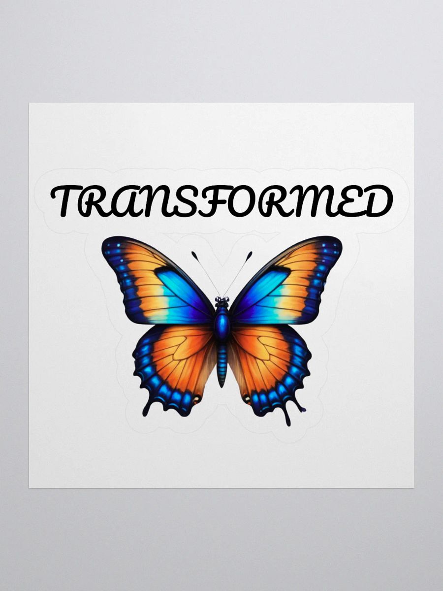 Vibrant Butterfly Kiss Cut Stickers product image (1)